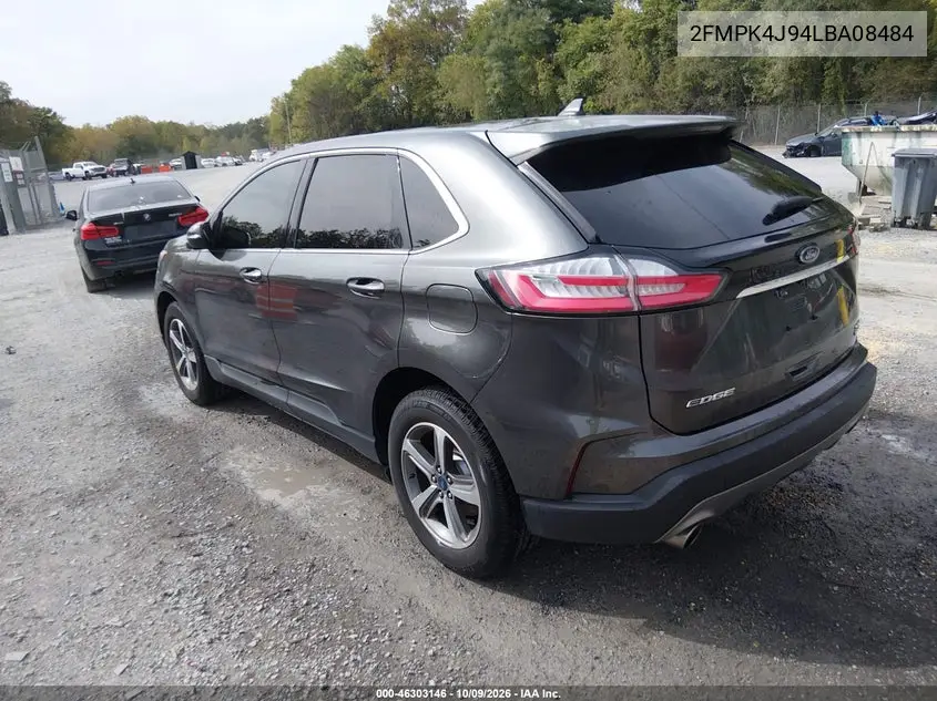 2020 FORD EDGE VIN 2FMPK4J94LBA08484 — фото 3