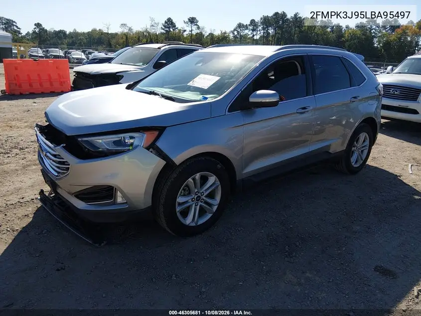 2020 FORD EDGE VIN 2FMPK3J95LBA95497 — фото 2