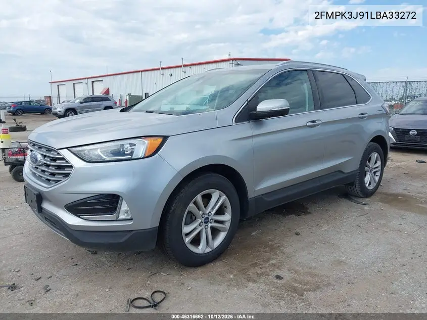 2020 FORD EDGE VIN 2FMPK3J91LBA33272 — фото 2