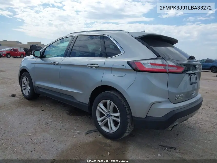 2020 FORD EDGE VIN 2FMPK3J91LBA33272 — фото 3