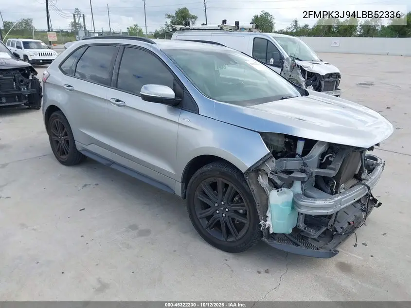 FORD EDGE 2020, VIN 2FMPK3J94LBB52336