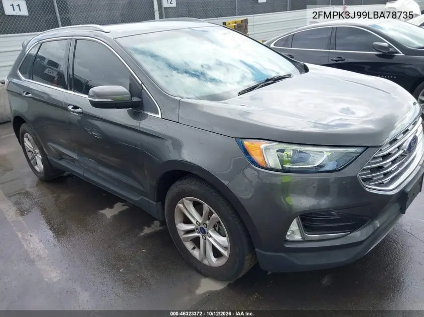 FORD EDGE 2020, VIN 2FMPK3J99LBA78735