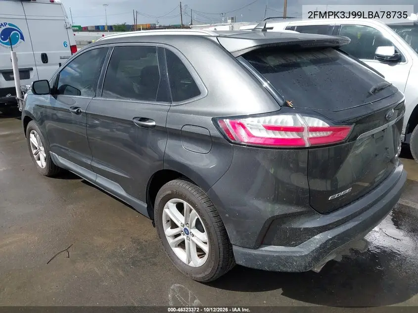 2020 FORD EDGE VIN 2FMPK3J99LBA78735 — фото 3