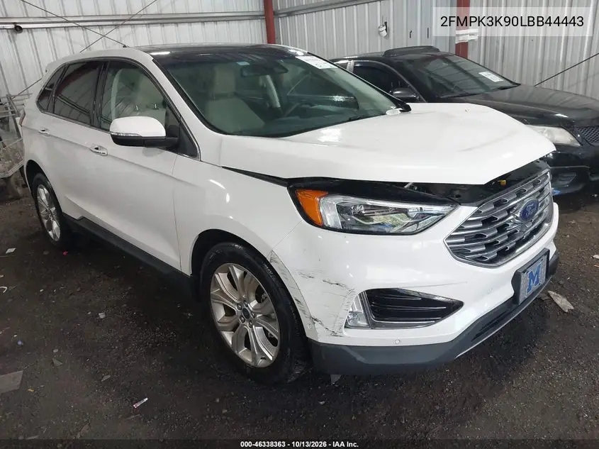 FORD EDGE 2020, VIN 2FMPK3K90LBB44443