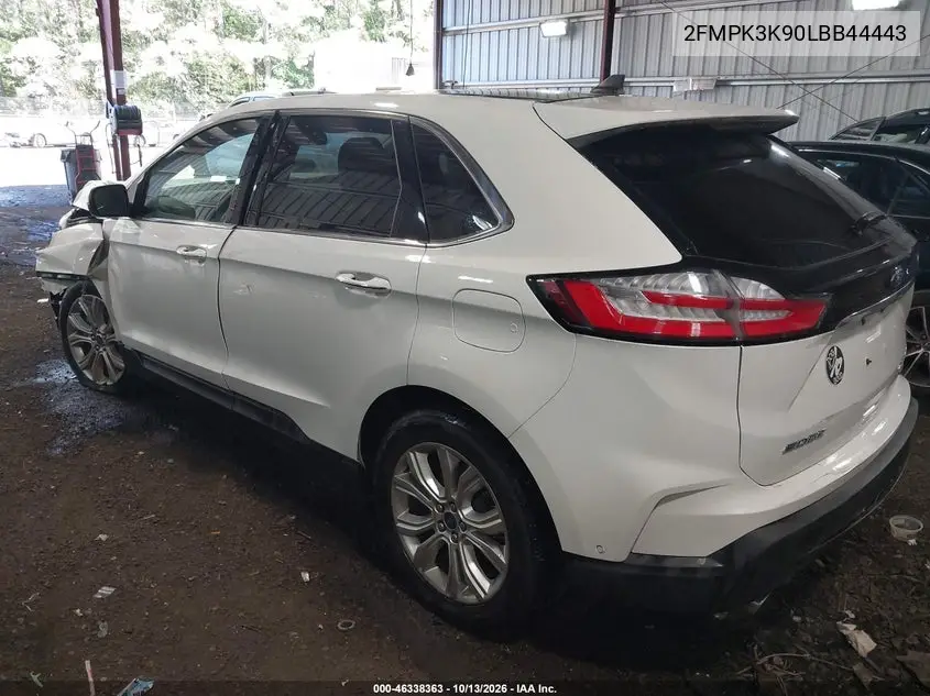 2020 FORD EDGE VIN 2FMPK3K90LBB44443 — фото 3