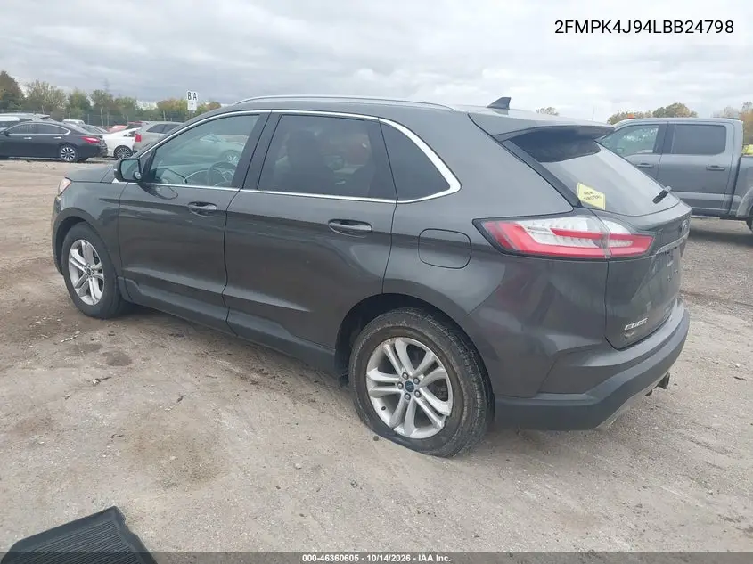 2020 FORD EDGE VIN 2FMPK4J94LBB24798 — фото 3