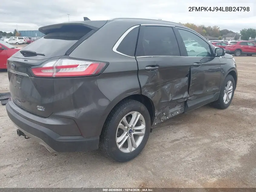 2020 FORD EDGE VIN 2FMPK4J94LBB24798 — фото 4