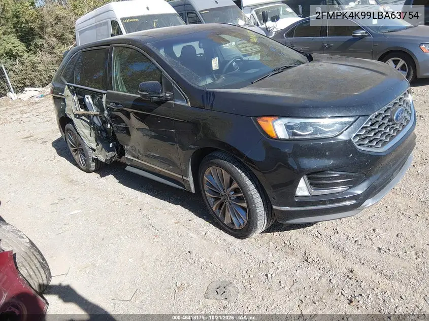 FORD EDGE 2020, VIN 2FMPK4K99LBA63754