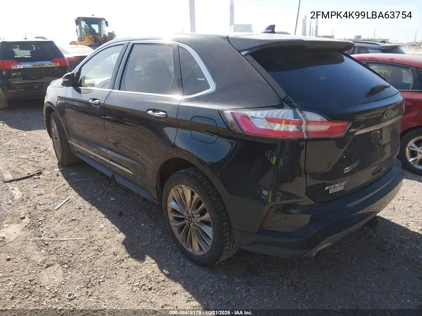 2020 FORD EDGE VIN 2FMPK4K99LBA63754 — фото 3