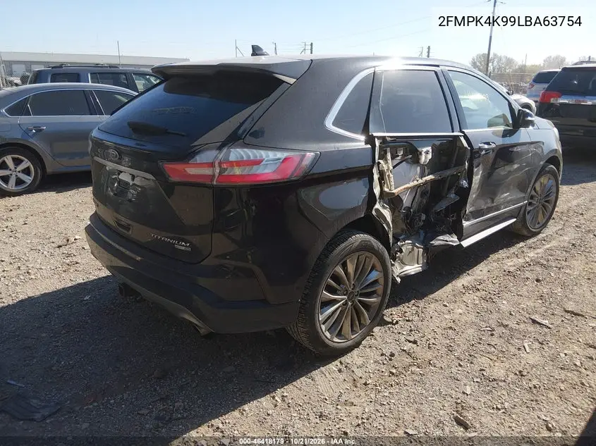 2020 FORD EDGE VIN 2FMPK4K99LBA63754 — фото 4