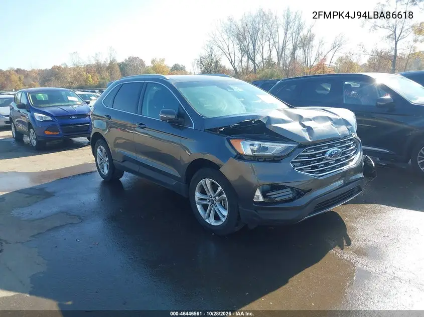 FORD EDGE 2020, VIN 2FMPK4J94LBA86618
