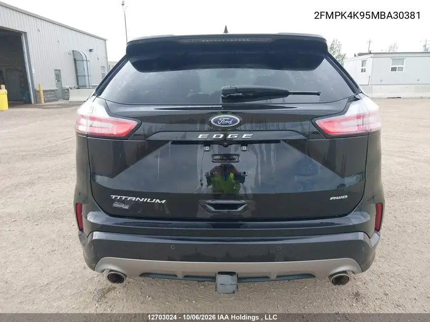 2021 FORD EDGE VIN 2FMPK4K95MBA30381 — фото 16