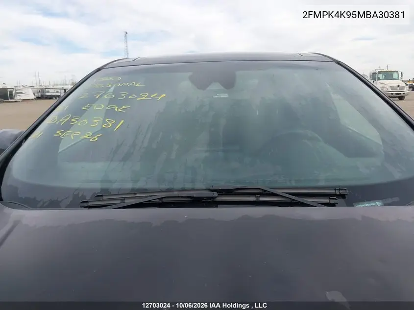2021 FORD EDGE VIN 2FMPK4K95MBA30381 — фото 17