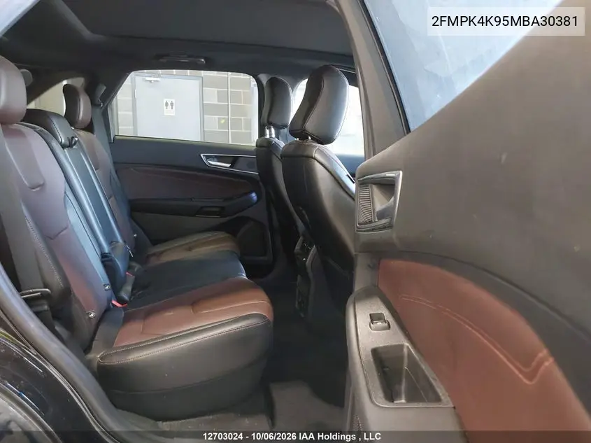 2021 FORD EDGE VIN 2FMPK4K95MBA30381 — фото 8