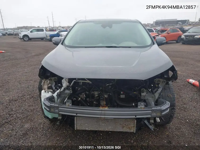 2021 FORD EDGE VIN 2FMPK4K94MBA12857 — фото 13