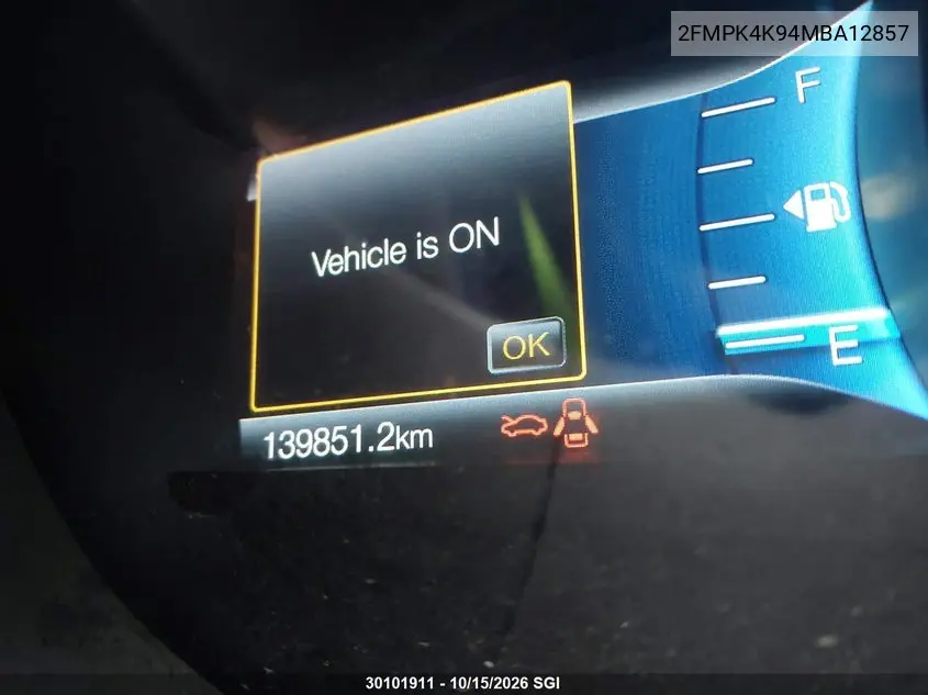 2021 FORD EDGE VIN 2FMPK4K94MBA12857 — фото 16