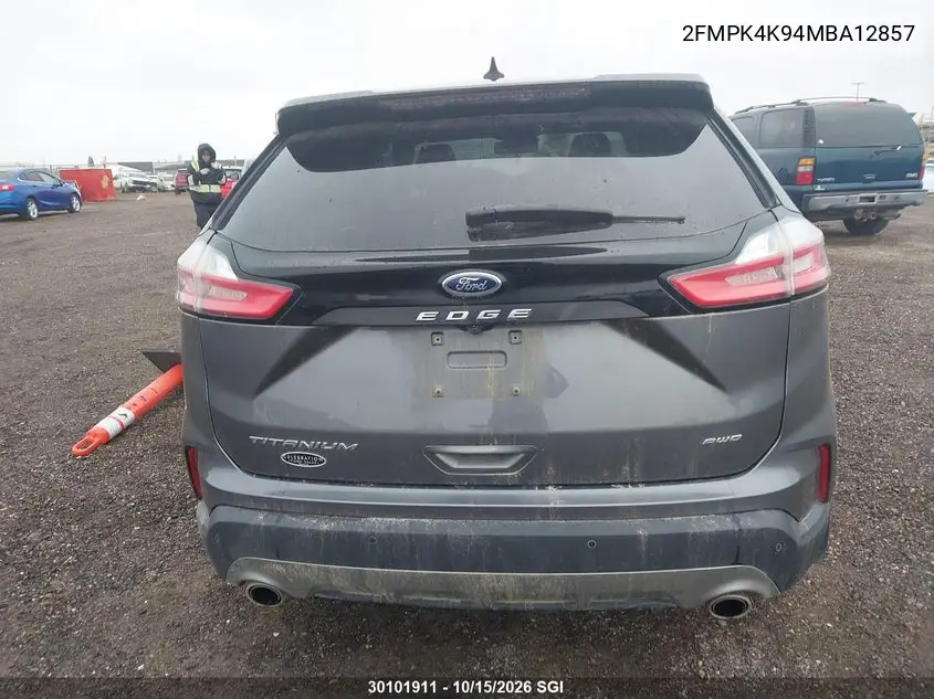 2021 FORD EDGE VIN 2FMPK4K94MBA12857 — фото 17
