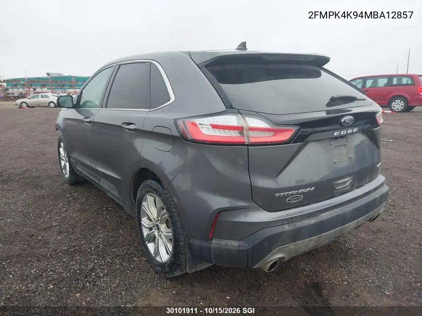 2021 FORD EDGE VIN 2FMPK4K94MBA12857 — фото 3