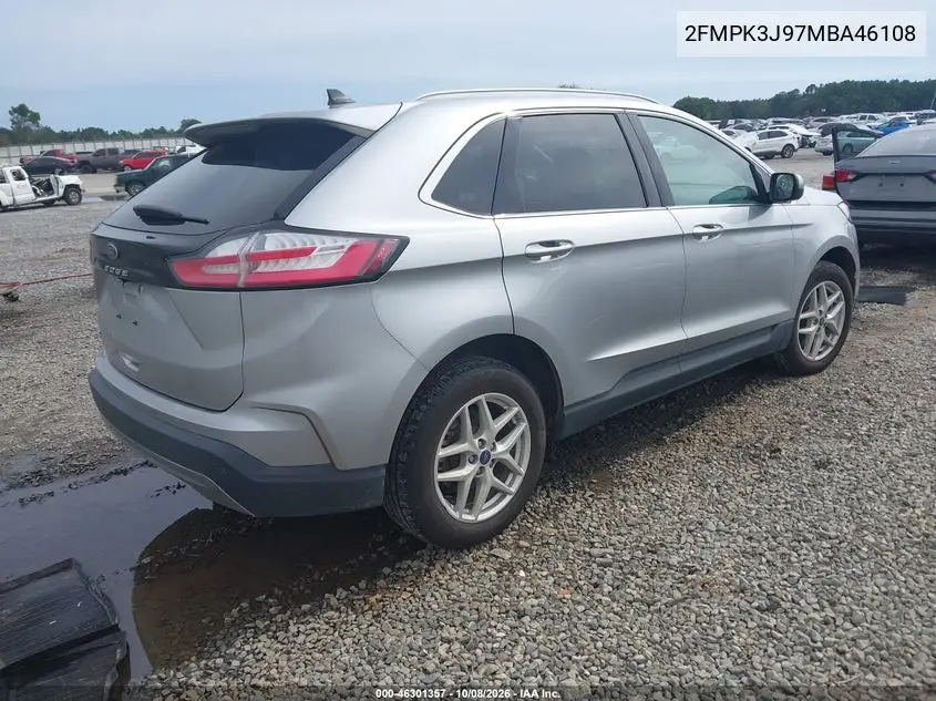 2021 FORD EDGE VIN 2FMPK3J97MBA46108 — фото 4