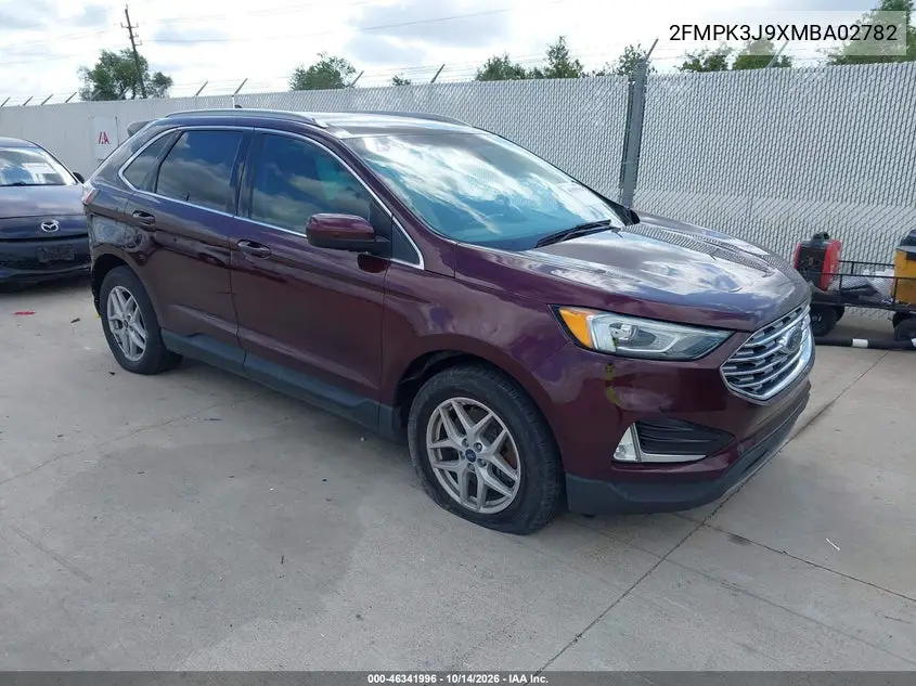 FORD EDGE 2021, VIN 2FMPK3J9XMBA02782