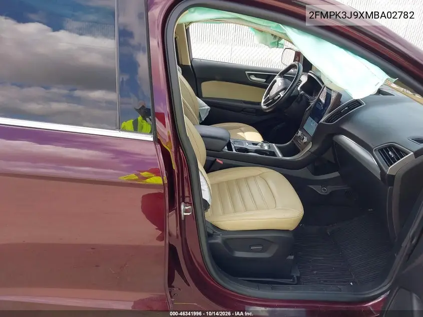 2021 FORD EDGE VIN 2FMPK3J9XMBA02782 — фото 5