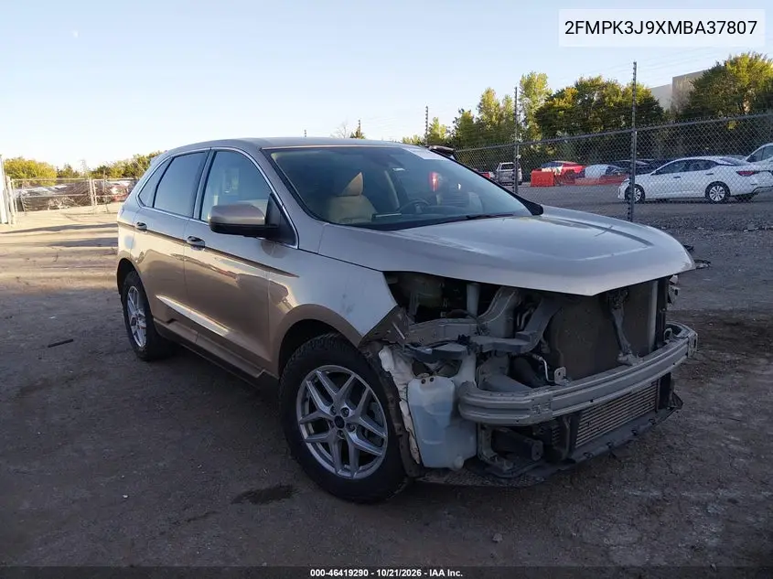 FORD EDGE 2021, VIN 2FMPK3J9XMBA37807