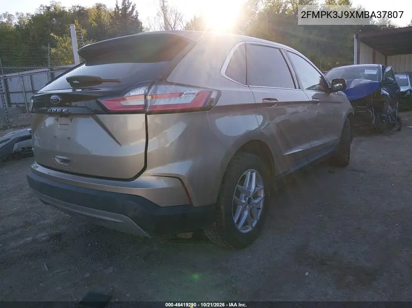 2021 FORD EDGE VIN 2FMPK3J9XMBA37807 — фото 4