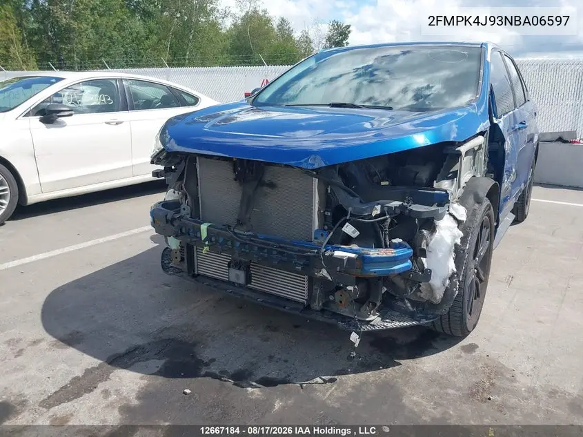 2022 FORD EDGE VIN 2FMPK4J93NBA06597 — фото 2