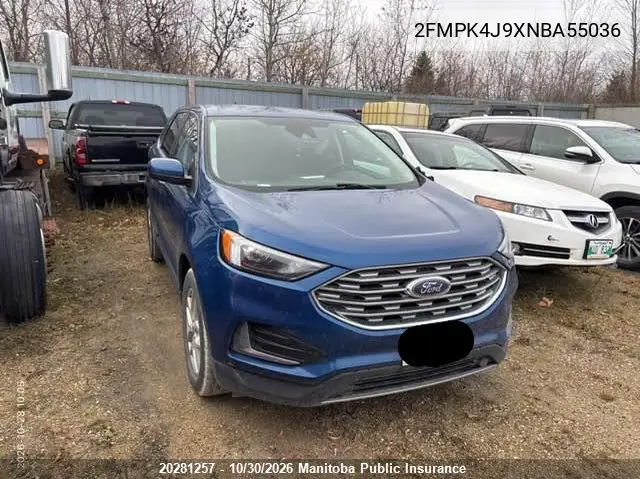 FORD EDGE 2022, VIN 2FMPK4J9XNBA55036