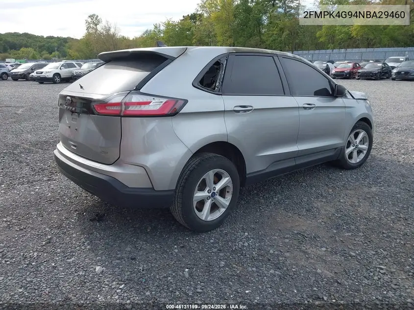 2022 FORD EDGE VIN 2FMPK4G94NBA29460 — фото 4
