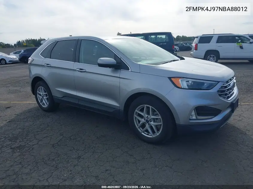 FORD EDGE 2022, VIN 2FMPK4J97NBA88012