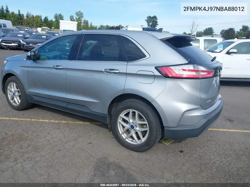 2022 FORD EDGE VIN 2FMPK4J97NBA88012 — фото 3