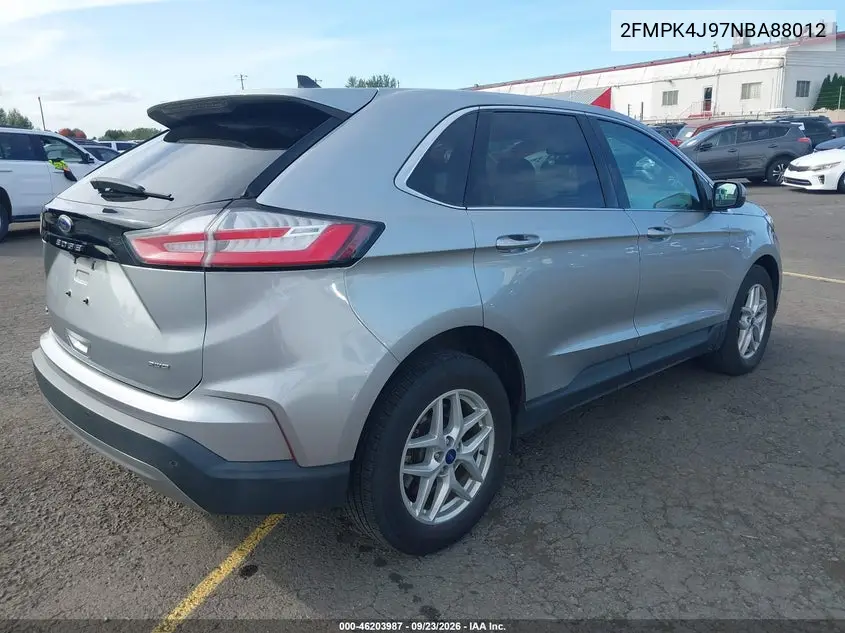 2022 FORD EDGE VIN 2FMPK4J97NBA88012 — фото 4