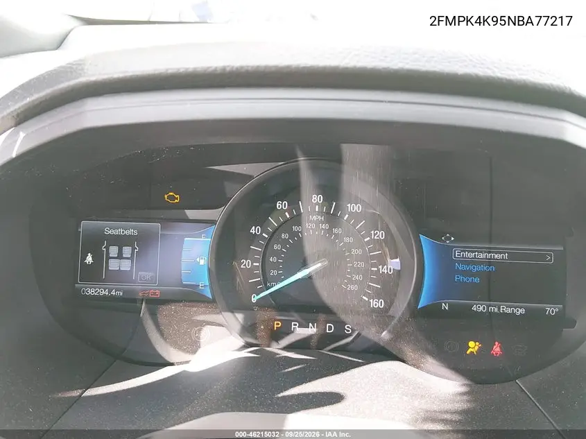 2022 FORD EDGE VIN 2FMPK4K95NBA77217 — фото 7