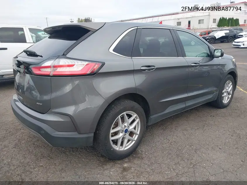 2022 FORD EDGE VIN 2FMPK4J93NBA87794 — фото 4
