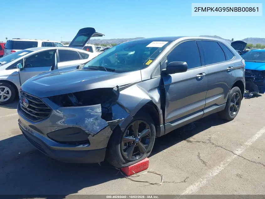 2022 FORD EDGE VIN 2FMPK4G95NBB00861 — фото 2