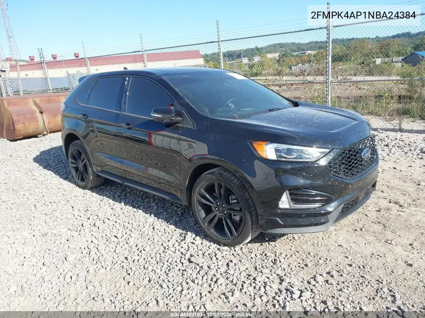 FORD EDGE 2022, VIN 2FMPK4AP1NBA24384