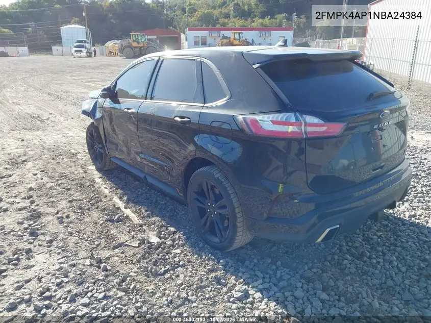 2022 FORD EDGE VIN 2FMPK4AP1NBA24384 — фото 3