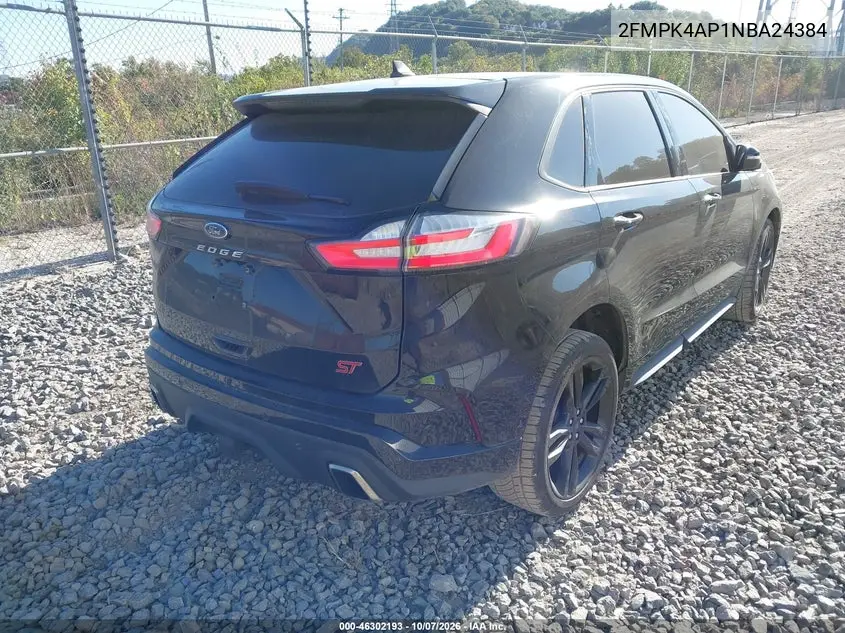 2022 FORD EDGE VIN 2FMPK4AP1NBA24384 — фото 4