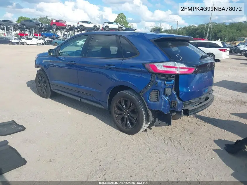 2022 FORD EDGE VIN 2FMPK4G99NBA78072 — фото 3