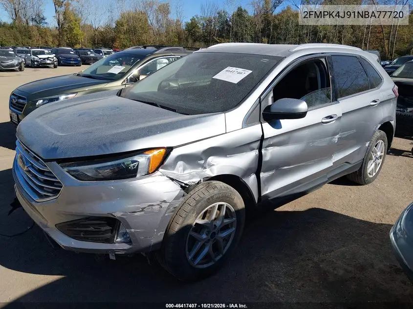 2022 FORD EDGE VIN 2FMPK4J91NBA77720 — фото 2