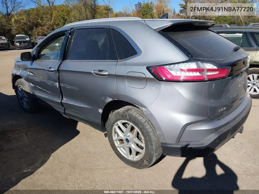 2022 FORD EDGE VIN 2FMPK4J91NBA77720 — фото 3