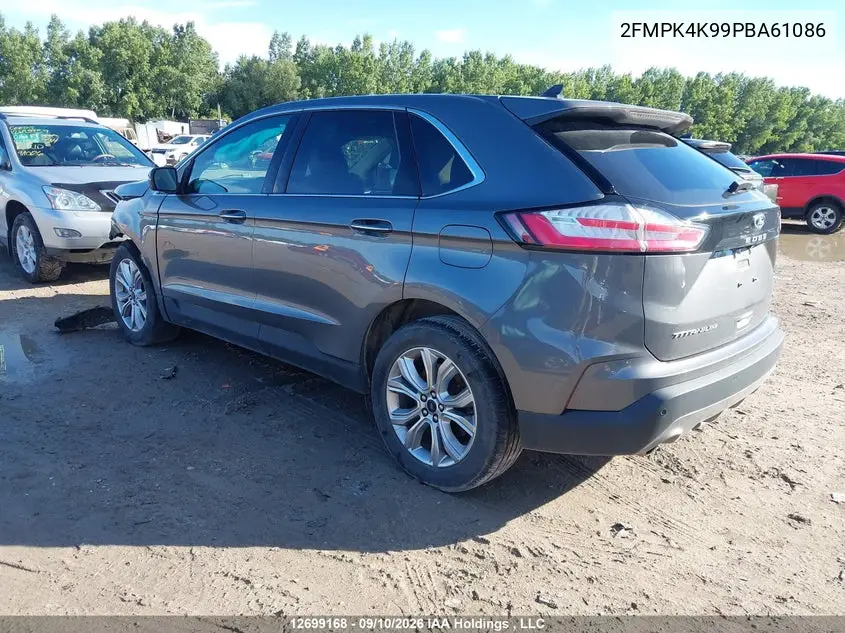 2023 FORD EDGE VIN 2FMPK4K99PBA61086 — фото 3