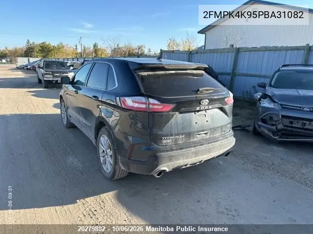 2023 FORD EDGE VIN 2FMPK4K95PBA31082 — фото 3