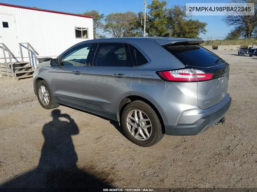 2023 FORD EDGE VIN 2FMPK4J98PBA22345 — фото 3