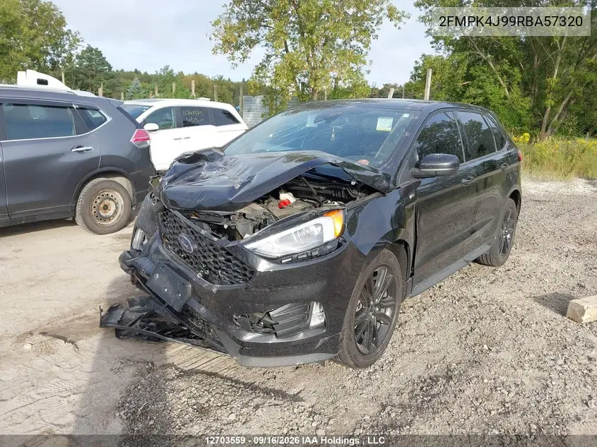 2024 FORD EDGE VIN 2FMPK4J99RBA57320 — фото 2