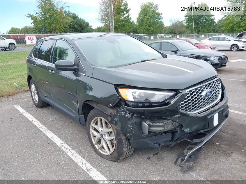 FORD EDGE 2024, VIN 2FMPK4J94RBA15783