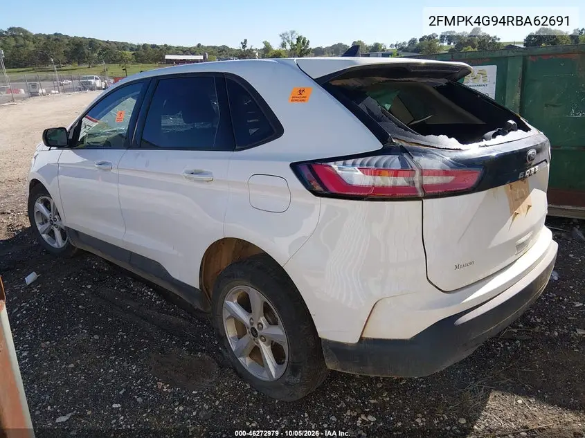 2024 FORD EDGE VIN 2FMPK4G94RBA62691 — фото 3