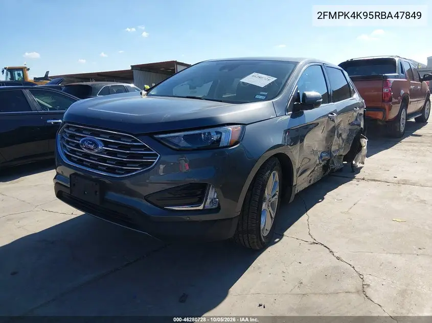 2024 FORD EDGE VIN 2FMPK4K95RBA47849 — фото 2