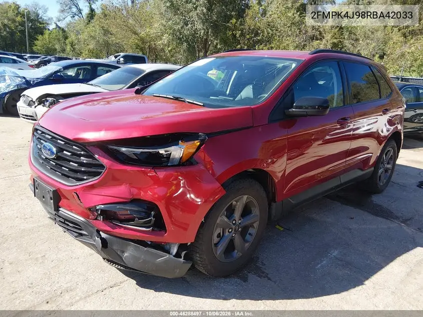 2024 FORD EDGE VIN 2FMPK4J98RBA42033 — фото 2